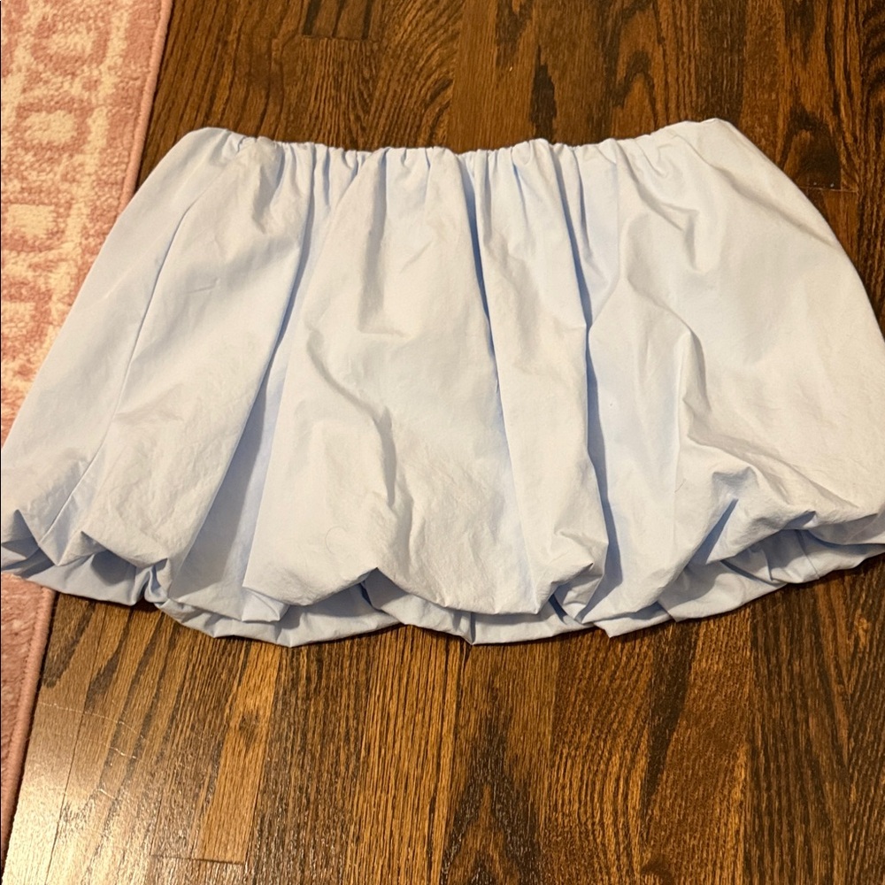 Sunday Best by Aritzia Sky Blue bubble mini Skirt